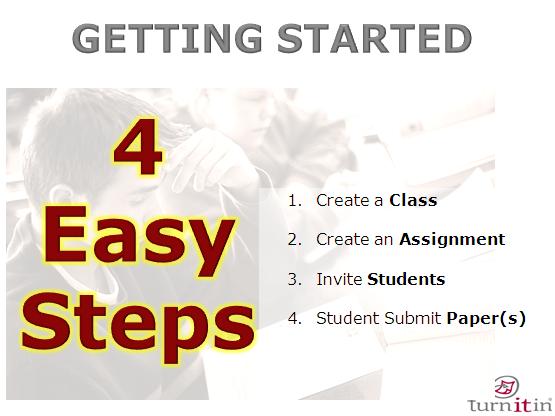 Getting started with Turnitin